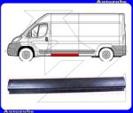 CITROEN JUMPER 4 2014.01-2023.12 Oldalfal alsó rész bal (141x18cm) (külső javítólemez) KLOKKERHOLM 2097001