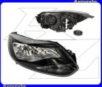 FORD FOCUS MK3 2011.03-2014.09 Fényszóró jobb fekete házas (H7/H1) motorral TYC 20-12569-15-2
