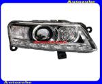AUDI A6 C6 2009.03-2011.03 /4F/ Fényszóró jobb XENON, nappali fénnyel (D3S/H7/LED) (izzó elektronika és motor nélkül) DEPO 446-1124R-LDHEM