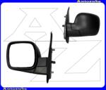 RENAULT KANGOO 2 2008.02-2013.06 Visszapillantó tükör bal, elektromos, fűthető-domború tükörlappal, fekete borítással RN9187304