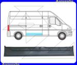 PEUGEOT BOXER 1 1994.03-2001.12 /230/ Tolóajtó váz alsó rész "magasság: 18cm" (belső javítólemez) POTRYKUS P740410