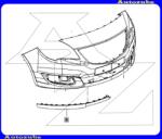 OPEL MERIVA B 2014.07-2017.06 /S10/ Első lökhárító alatti spoiler jobb (koptató) /Gyári alkatrész/ (Egyedi rendelésre, NEM visszáruzható) 1400823