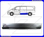 MERCEDES VITO W639 2010.04-2014.09 Oldalfal alsó rész bal, hosszú kivitel "1520x240mm" (tengelytáv: 3430 mm) (külső javítólemez) KLOKKERHOLM 3542013