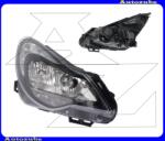 OPEL CORSA D 2011.03-2014.08 /S07/ Fényszóró jobb króm házas (H7/H1/PY24W) nappali fénnyel, motorral TYC 20-12629-05-2