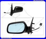 CITROEN XSARA 2 2000.11-2004.12 Visszapillantó tükör bal "2001.12. -ig" elektromos, fűthető-aszférikus-kék tükörlappal, fekete borítással 305-0046