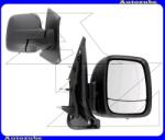 RENAULT TRAFIC 3 2014.05-2021.02 /X82/ Visszapillantó tükör jobb, elektromos, fűthető-aszférikus tükörlappal, hőmérős, fekete borítással 60631042