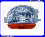 RENAULT TWINGO 1 1993.05-1998.08 Fényszóró bal sárga indexes (H4) (motor nélkül) TYC 20-5012-15-2