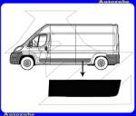 PEUGEOT BOXER 3 2014.06-2023.12 Hátsó sárvédő díszléc első rész bal "MAXI" I0133235