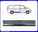 MERCEDES VIANO W639 2010.10-2014.01 Tolóajtó bortás jobb alsó rész "114cmx21cm" (külső javítólemez) KLOKKERHOLM 3542150