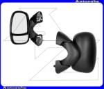OPEL VIVARO A 2006.09-2014.05 /X83/ Visszapillantó tükör bal, kívűlről állítható, domború tükörlappal, fekete borítással 325-0076
