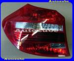 BMW 1 E81, E87 2007.04-2011.10 Hátsó lámpa bal "3/5 ajtós" piros/fehér "LED-es" (foglalat nélkül) TYC 11-11680-06-2