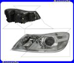 Skoda OCTAVIA 2 2009.10-2013.01 /1Z/ Fényszóró bal króm házas (H7/H1) motorral "OCTAVIA logó nélkül" DEPO 665-1118LMLD-EM