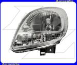 RENAULT KANGOO 1 2003.03-2008.01 Fényszóró bal króm házas, fehér indexes (H4) (motor nélkül) TYC 20-0362-05-2