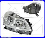 RENAULT CLIO 3 2005.10-2008.12 Fényszóró jobb (H7/H7) króm házas, motorral TYC 20-0793-15-2