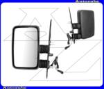 FIAT DUCATO 2 1994.03-2001.12 /230, 244/ Visszapillantó tükör bal "1999.08. -ig" "RÖVID-karos" elektromos, fűthető-domború tükörlappal, fekete borítással (kar: 80mm) MFT821-L