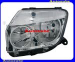 DACIA DUSTER 1 2010.02-2013.05 /X79/ Fényszóró bal króm házas (H7/H1) kézi/elektromos állítású is. TYC 20-12478-05-2