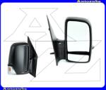 VW CRAFTER 1 2006.10-2016.10 /2E/ Visszapillantó tükör jobb "2010.10. -ig/RÖVID-KAROS" kívülről állítható, domború tükörlappal, fekete borítással, irányjelzővel (csatlakozó az alaplapon) MMB804-R