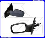 RENAULT CLIO 3 2005.10-2008.12 Visszapillantó tükör bal, manuális, aszférikus tükörlappal, alapozott borítással 6105175