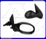 PEUGEOT 206 1998.09-2003.05 Visszapillantó tükör jobb, manuális, domború tükörlappal, fekete borítással 6165283