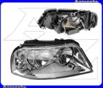 VW SHARAN 2 2000.05-2010.05 /7M/ Fényszóró jobb (H7/H1) króm házas, motorral TYC 20-0281-05-2