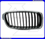 BMW 3 F30, F31 2015.05-2019.02 Hűtődíszrács jobb, krómkerettel, fekete bordákkal "BASIS-Line" I1118511