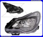 OPEL CORSA D 2011.03-2014.08 /S07/ Fényszóró bal fekete házas (H7/H1/PY24W) nappali fénnyel, motorral DEPO 442-1169LMLDEM2