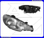 PEUGEOT 206 1998.09-2003.05 Fényszóró jobb (H4) (motor nélkül) DEPO 550-1120R-LD-EM