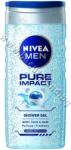 Nivea Душ гел Nivea Men Pure Impact Shower Gel, 250 ml, p/n NI-80892 - Душ гел за мъже за лице, коса и тяло с ексфолиращи частици (NI-80892)