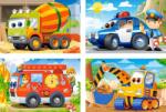 Castorland Járművek mini puzzle 54 db-os (C-08521-BP)