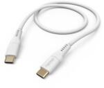 Hama Кабел за зареждане "Flexible", USB-C - USB-C, 1.5 м, силиконов, бял (HAMA-201577) - megamag