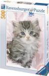 Ravensburger 500 db-os puzzle - Szürke cica (14136) (14136)