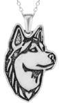  Husky portrés nyaklánc