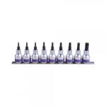 KING TONY 3/8" Torx bitfejkészlet sínen 9 részes (3109PR8) (3109PR8) - megatool