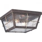 Quoizel Plafonieră Quoizel Cortland, bronz imperial, L: 31cm, H: 16cm, 2x60W-E27, QZ-CORTLAND-F (QZ-CORTLAND-F)