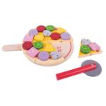 Bigjigs Toys Pizzaszeletek, feltétekkel