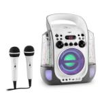 Auna Kara Liquida karaoke rendszer, CD, USB , MP3, szökőkút, LED, 2x mikrofon, hordozható