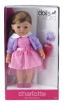 Dolls World Charlotte fésülhető puha baba, barna - 36 cm (32081)