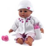 Dolls World Little Treasure babzsákos baba fehér ruhában - 38 cm