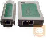  Hálózati UTP és telefonos kábel teszter, RJ-45, RJ-11 kábelekhez