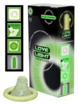 Love Light Technosex Glow Condom világító óvszer 12 db