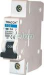 Tracon Electric Siguranţă automată, 1 pol, curba caracteristică D 25A, 6kA (1D-25)