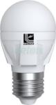 Lumen Bec Power Led Sferic E27 6W Mat Alb Rece 6200k 230V (13-271260)