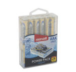 Maxell 18721P Power Pack Mikro ceruza elem, 1, 5V, (AAA, LR3 méret), 24 db / csomag