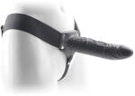 Toyz4Lovers Унисекс пенис колан с отвор Real Rapture Air Feeling 8" черен