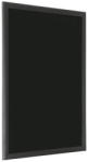 BI-OFFICE Tabla neagra creta 60x90 cm, rama neagra, BI-OFFICE Transitional PM0715162