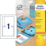 Avery Zweckform No. C32250-25 univerzális 151 x 118 mm méretű, CD tok betét mikroperforált élekkel A4-es íven - 25 CD tok betét / csomag - 25 ív / csomag (Avery C32250-25)