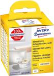  Avery Zweckform No. AS0722370 fehér színű 28 x 89 mm méretű, nyomtatható öntapadós tekercses címzés címke, permanens ragasztóval - kiszerelés: 130 címke / tekercs, 2 tekercs / doboz