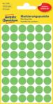  Avery Zweckform No. 3149 neon zöld színű, 12 mm átmérőjű, öntapadó jelölő címke (jelölő pötty, jelölő pont) permanens ragasztóval - kiszerelés: 270 címke / csomag, 5 ív / csomag