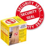  Avery Zweckform No. 7312 piros színű, 38 mm átmérőjű, "Security Seal" felirattal előre megnyomtatott öntapadós tekercses biztonsági lezáró címke - doboz tartalma: 1 tekercs, 125 darab címke