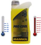 MANNOL Pro Cool fagyálló, sárga -40 ºC, 1 l